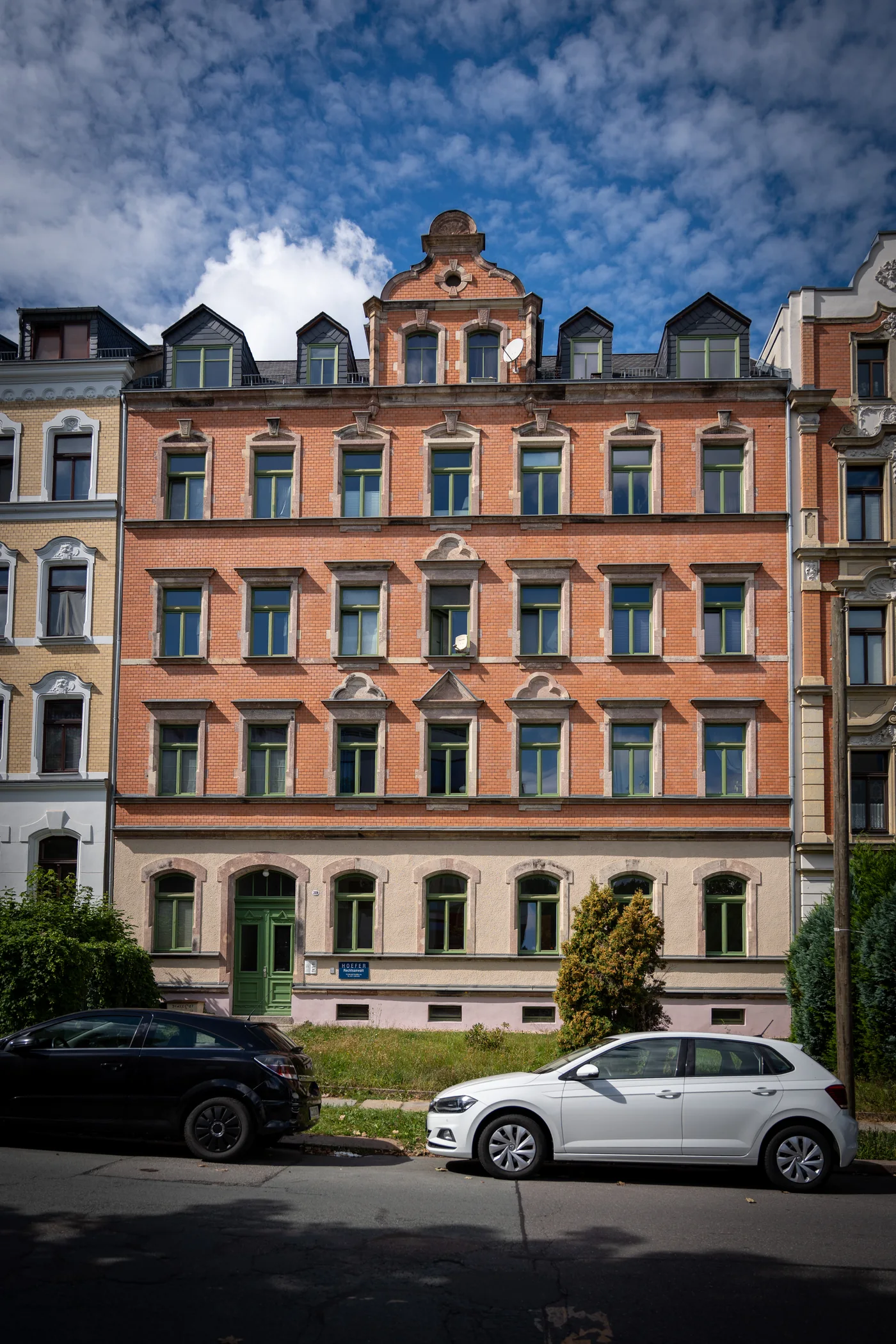 Historische Fassade eines Gründerzeitbestands